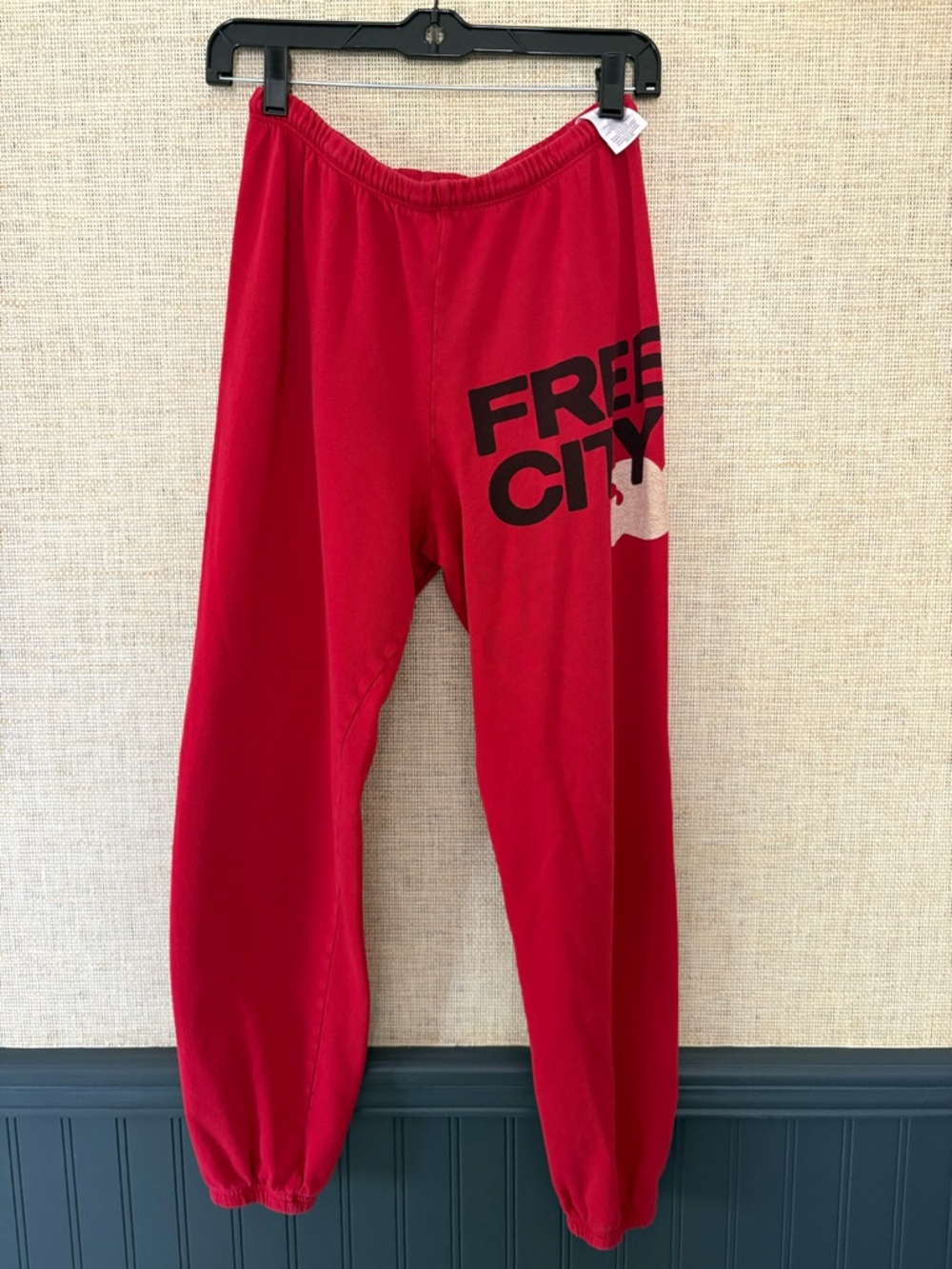 Free City Red Graphic Sweatpants